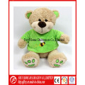 Urso de peluche marrom quente da venda com t-shirt